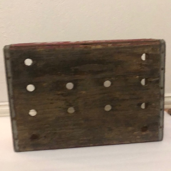 VINTAGE DR. PEPPER WOODEN DRINK CRATE CADDY TEXAS - Picture 7 of 7